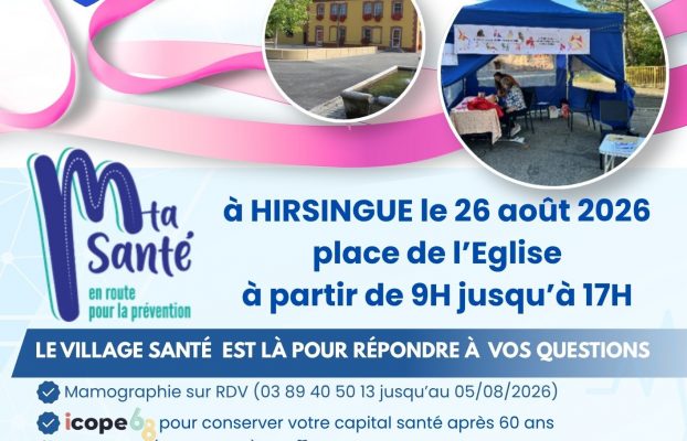 Le camion M ta Santé à Hirsingue le 26 août 2026