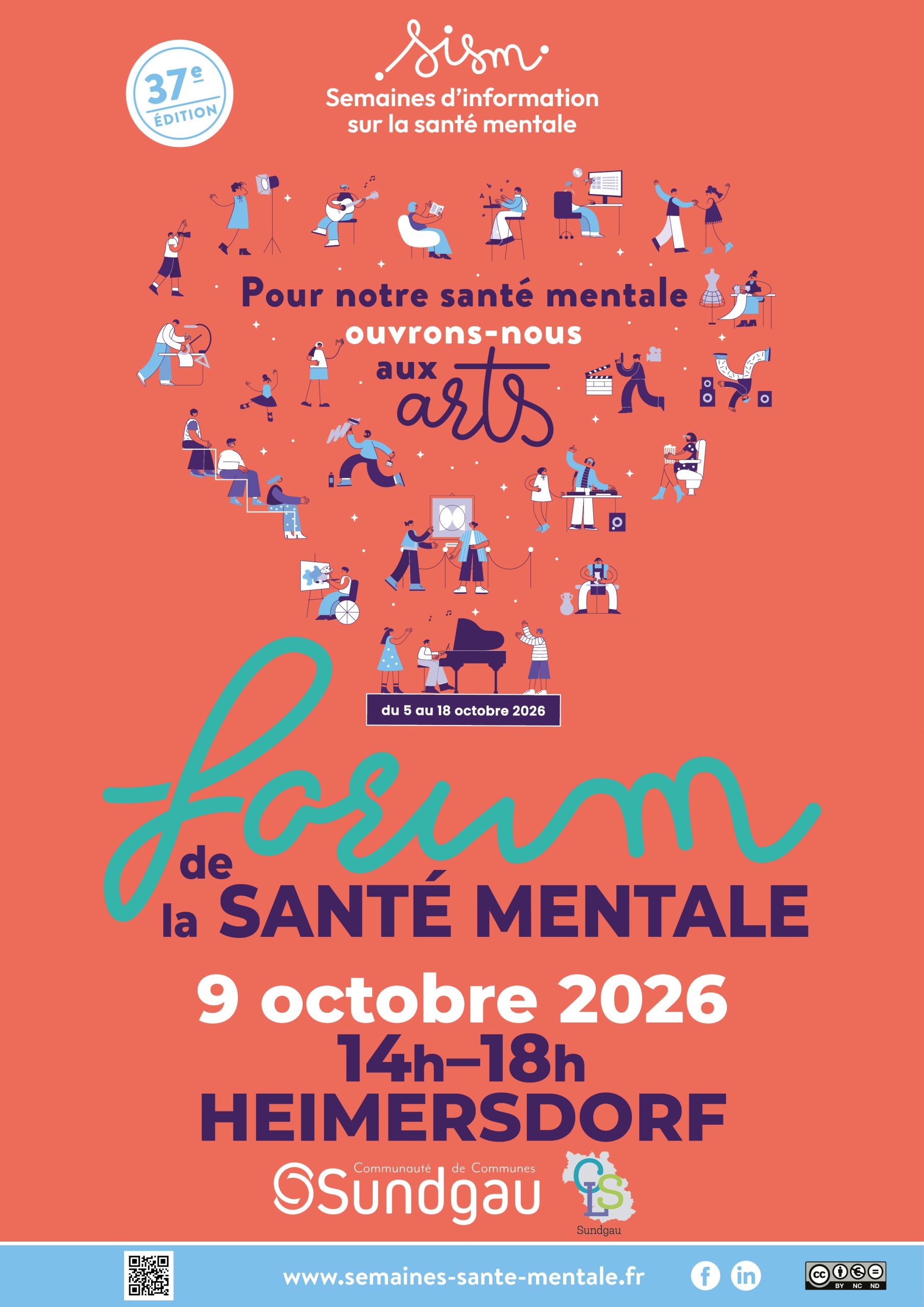 Forum de la Santé mentale le 9 octobre 2026 à Heimersdorf